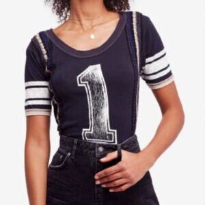 We the Free crochet tee